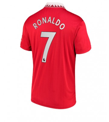 Manchester United Cristiano Ronaldo #7 Hjemmedrakt 2022-23 Kortermet